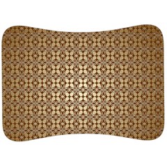 Background-chevron Chocolate Velour Seat Head Rest Cushion by nateshop