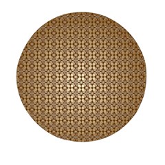 Background-chevron Chocolate Mini Round Pill Box (pack Of 5) by nateshop