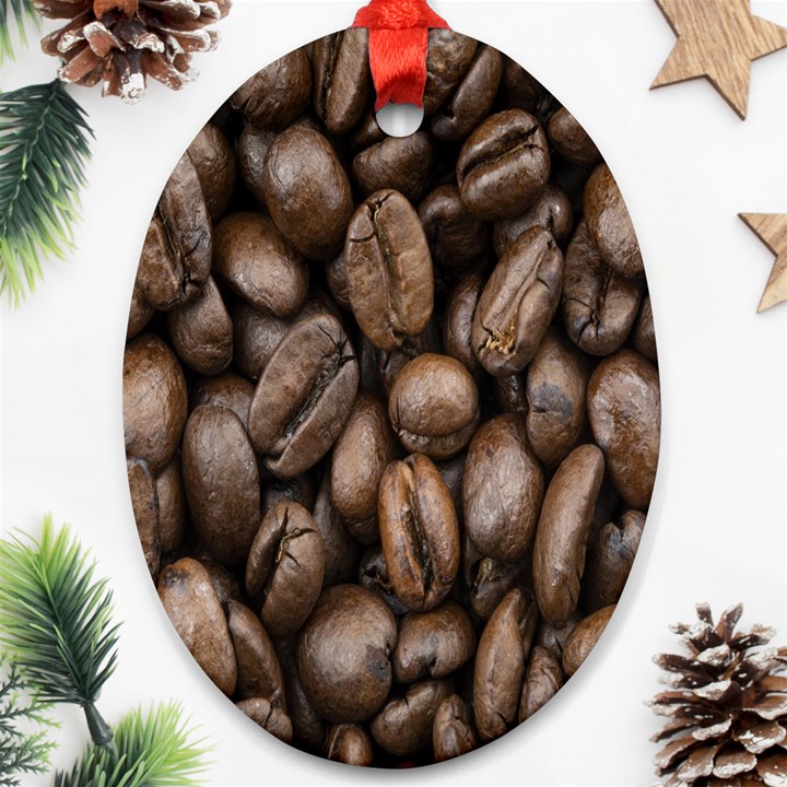 Black Coffe Ornament (Oval)