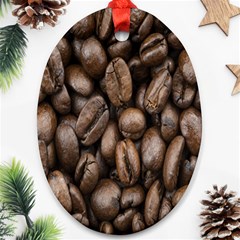 Black Coffe Ornament (oval) by nateshop