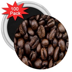 Black Coffe 3  Magnets (100 Pack) by nateshop