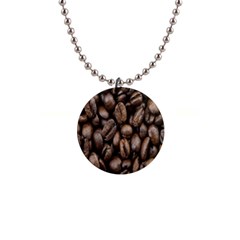 Black Coffe 1  Button Necklace by nateshop