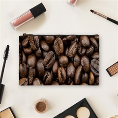 Black Coffe Cosmetic Bag (medium) by nateshop