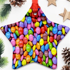 Candy Star Ornament (two Sides) by nateshop