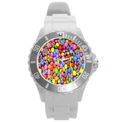 Candy Round Plastic Sport Watch (l) by nateshop