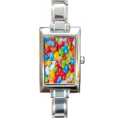 Candy-ball Rectangle Italian Charm Watch by nateshop