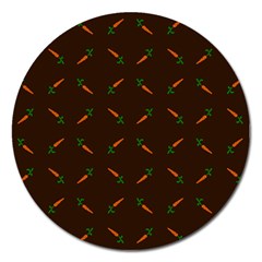 Carrots Magnet 5  (round) by nateshop