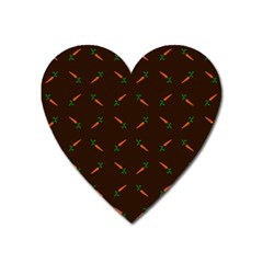 Carrots Heart Magnet by nateshop