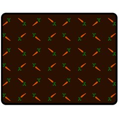 Carrots Fleece Blanket (medium)  by nateshop