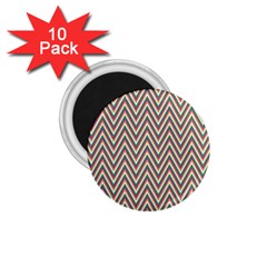 Chevron-gray 1 75  Magnets (10 Pack)  by nateshop