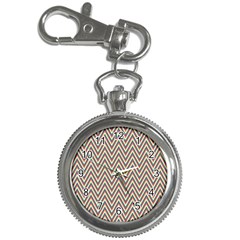 Chevron-gray Key Chain Watches by nateshop