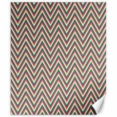 Chevron-gray Canvas 20  X 24  by nateshop