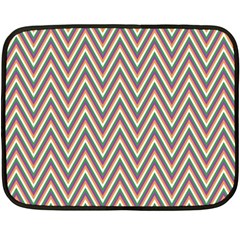 Chevron-gray Fleece Blanket (mini) by nateshop