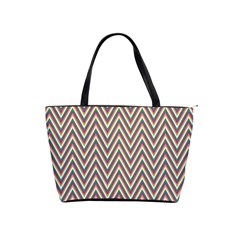 Chevron-gray Classic Shoulder Handbag by nateshop