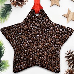 Coffee-beans Star Ornament (two Sides) by nateshop