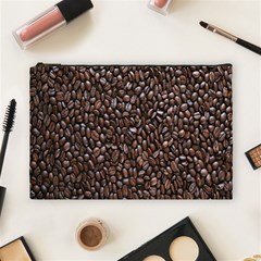 Coffee-beans Cosmetic Bag (large) by nateshop