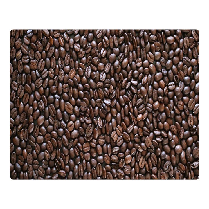 Coffee-beans Double Sided Flano Blanket (Large) 