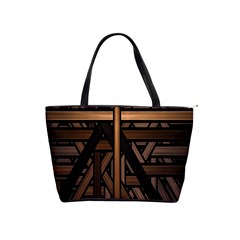 Fractal-dark Classic Shoulder Handbag by nateshop