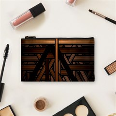 Fractal-dark Cosmetic Bag (small) by nateshop