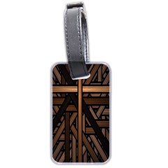 Fractal-dark Luggage Tag (two Sides) by nateshop