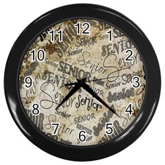 Graduation Wall Clock (black) by nateshop