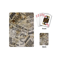 Graduation Playing Cards Single Design (mini) by nateshop