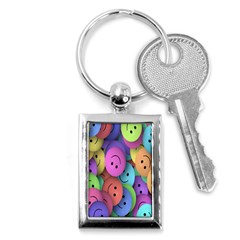 Smilie Key Chain (rectangle) by nateshop