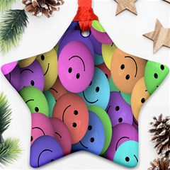 Smilie Ornament (star) by nateshop