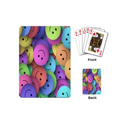 Smilie Playing Cards Single Design (mini) by nateshop