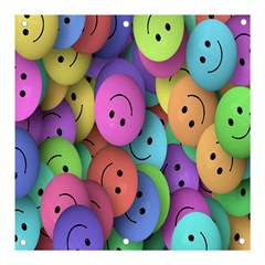 Smilie Banner And Sign 3  X 3  by nateshop