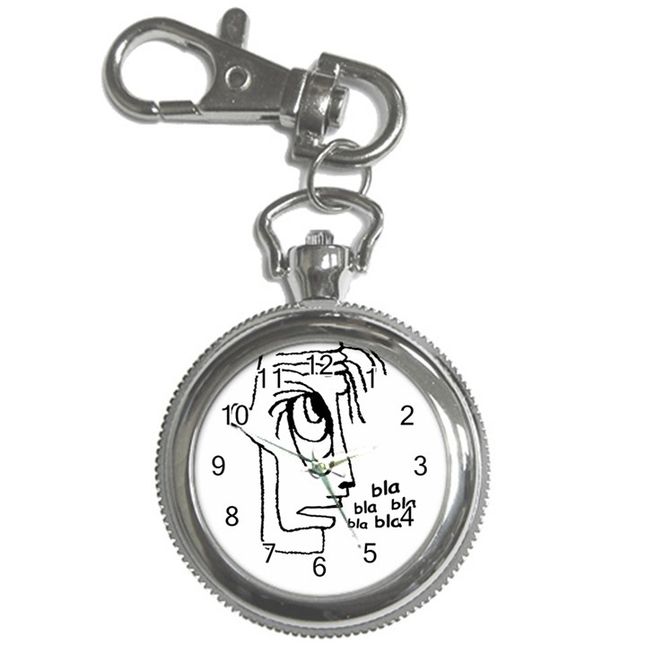 Cartoon Head Talking Drawing Tshrt Key Chain Watches