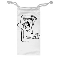 Cartoon Head Talking Drawing Tshrt Jewelry Bag by dflcprintsclothing