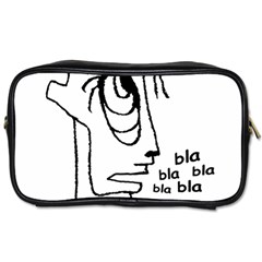 Cartoon Head Talking Drawing Tshrt Toiletries Bag (one Side) by dflcprintsclothing