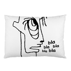 Cartoon Head Talking Drawing Tshrt Pillow Case (two Sides) by dflcprintsclothing