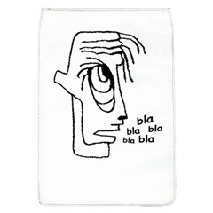 Cartoon Head Talking Drawing Tshrt Removable Flap Cover (l) by dflcprintsclothing