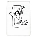 Cartoon Head Talking Drawing Tshrt Removable Flap Cover (L) Front