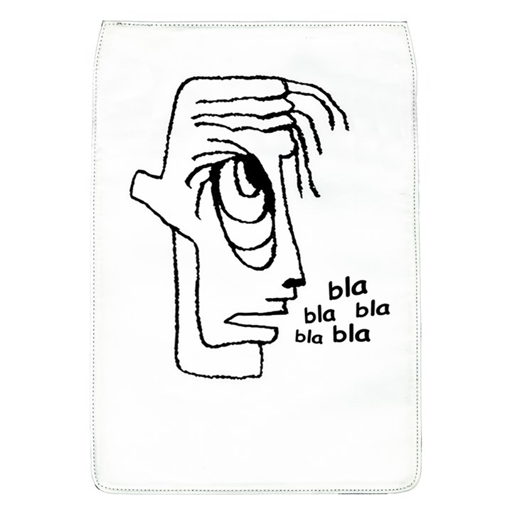 Cartoon Head Talking Drawing Tshrt Removable Flap Cover (L)