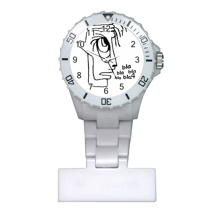 Cartoon Head Talking Drawing Tshrt Plastic Nurses Watch