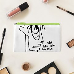 Cartoon Head Talking Drawing Tshrt Cosmetic Bag (xs)