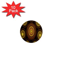 Fractal 1  Mini Magnet (10 Pack)  by nateshop