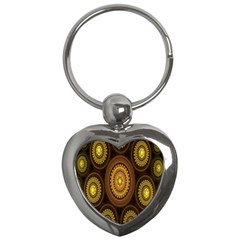 Fractal Key Chain (heart) by nateshop