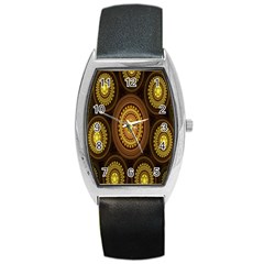 Fractal Barrel Style Metal Watch by nateshop