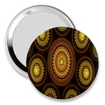 Fractal 3  Handbag Mirrors Front