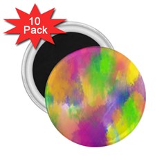 Abstract-calarfull 2 25  Magnets (10 Pack)  by nateshop