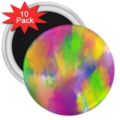 Abstract-calarfull 3  Magnets (10 Pack)  by nateshop