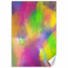 Abstract-calarfull Canvas 12  X 18  by nateshop