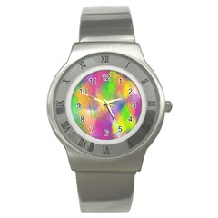 Abstract-calarfull Stainless Steel Watch by nateshop