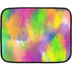 Abstract-calarfull Double Sided Fleece Blanket (mini)  by nateshop