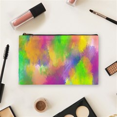 Abstract-calarfull Cosmetic Bag (medium) by nateshop