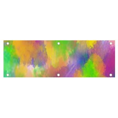 Abstract-calarfull Banner And Sign 6  X 2 